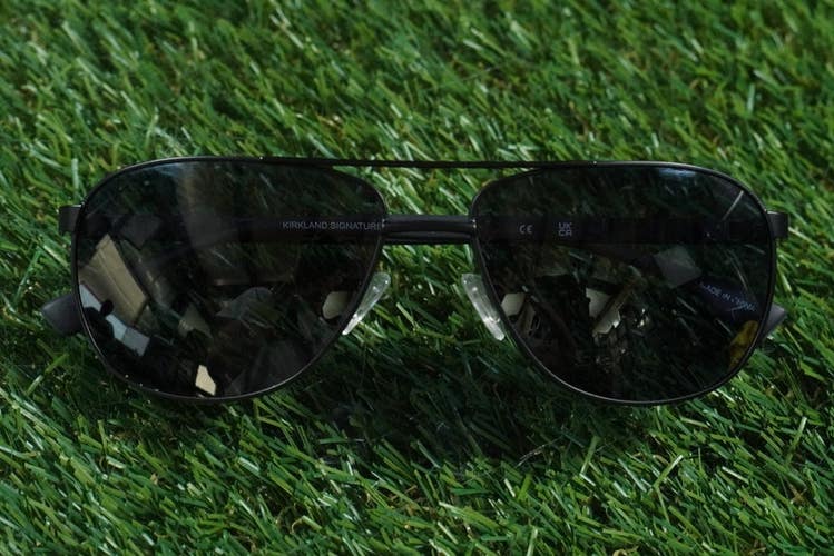 KIRKLAND SIGNATURE KS18 M52 SUNGLASSES POLARIZED 59-16-145 BLACK ~ VGC