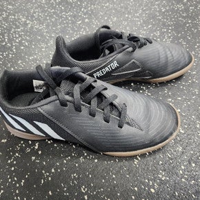 Used Adidas Soccer Indoor Shoes Black Junior 03 11849-S000032282