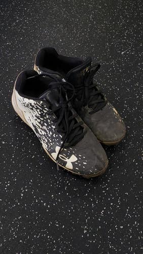 Used Under Armour BASEBALL CLEATS BB/SB Cleats Black Senior 8 11849-S000032271