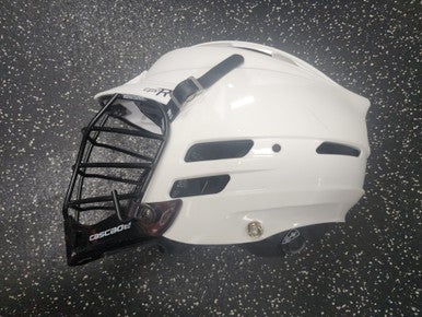 Used Cascade CPVR Lacrosse Helmet White One Size 11849-S000032247