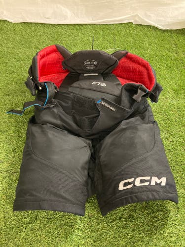 Black Senior Medium CCM Jetspeed ft6 Hockey Pants (Used)
