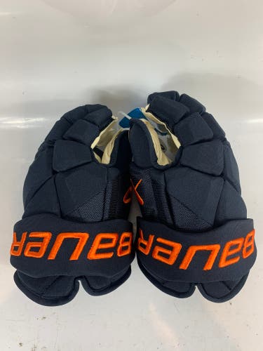 Edmonton Oilers Bauer Vapor Hyperlite Gloves 15" Pro Stock (New) -