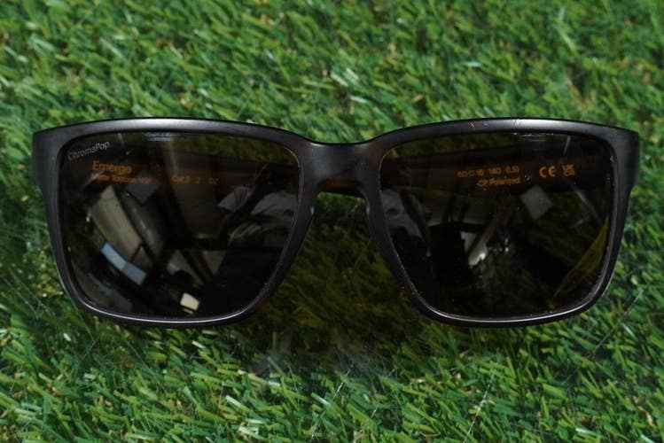 SMITH EMERGE L5 SUNGLASSES POLARIZED CHROMA POP 60-16-140 MATTE TORTOISE ~ READ!