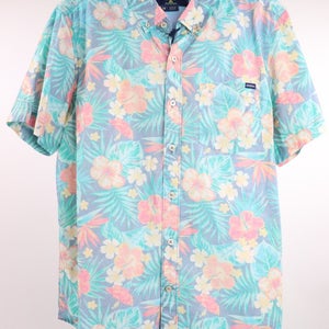 Chubbies Men's 'Life In Paradise' Friday Button Shirt 603241 NEW Floral Size XL