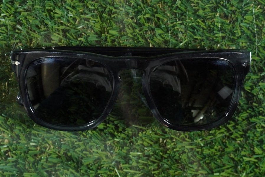 PERSOL ELIO SUNGLASSES PO3333S 54-20-145 STRIPED GREY