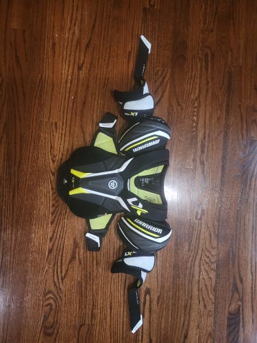 Junior Small Warrior ALPHA LX PRO Shoulder Pads (Used)