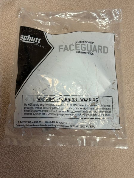 Schutt face mask mounting hardware(Used)