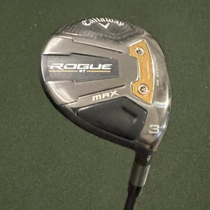 Men's 2022 Callaway Rogue ST Max 3 Wood RH Senior Flex Graphite (Used)