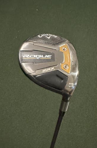 Men's 2022 Callaway Rogue ST Max 3 Wood RH Senior Flex Graphite (Used)