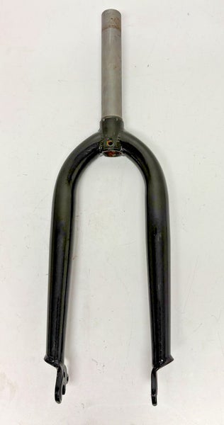 Black Steel Disc Brake Rigid Fork for 20" Quick Release Wheel 160mm 1-1/8" Tube