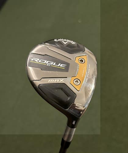 Men's 2022 Callaway Rogue ST Max 5 Wood RH Senior Flex Graphite5 (Used)