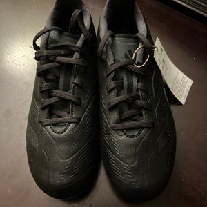 Black Kids 3Y (Big Kids / Youth) Adidas Predator Firm Ground Cleats (New)