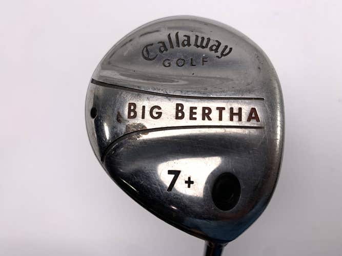 Callaway 2004 Big Bertha 7+ Fairway Wood RCH 75w Regular Graphite Mens RH