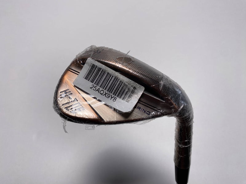 TaylorMade Milled Grind Hi-Toe 3 Copper Wedge 58* 7 KBS Hi-Rev 2.0 Wedge Mens RH