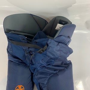Edmonton Oilers Men's Senior Large Bauer Hockey Pants Pro Stock