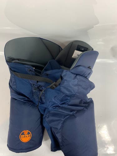 Edmonton Oilers Men's Senior Large Bauer Hockey Pants Pro Stock