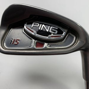 Ping i15 Single 6 Iron White Dot 3* Up AWT Stiff Steel Mens RH