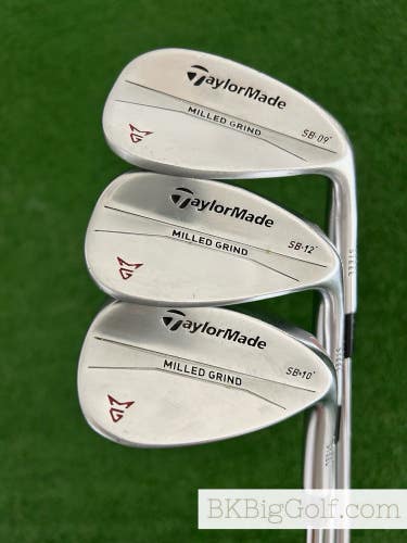 Taylormade MG Milled Grind 3 Wedge Set (52, 56, & 60 Degrees)