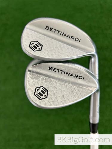 Bettinardi HLX 3.0 Chrome 2 Wedge Set w LA Golf 65 Regular Graphite Shafts