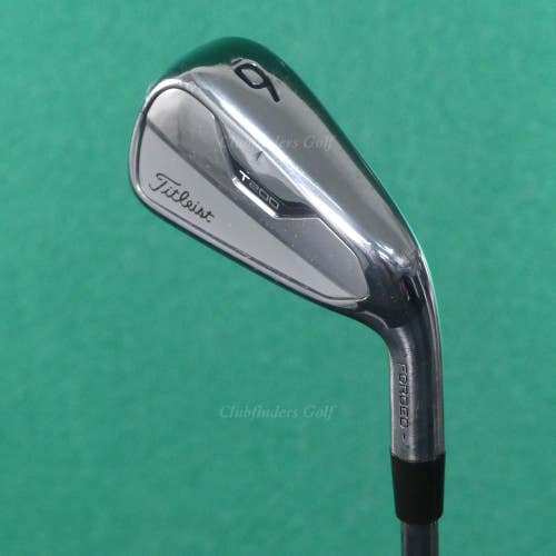 Titleist 2021 T200 Forged Single 6 Iron True Temper AMT Black S300 Steel Stiff