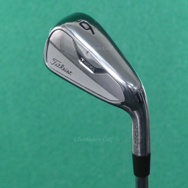 Titleist 2021 T200 Forged Single 6 Iron True Temper AMT Black S300 Steel Stiff