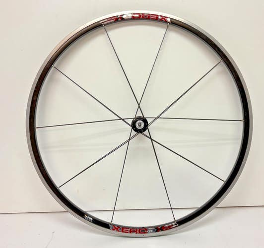 XERO LITE XSR-3 20-Paired Spoke Black Aluminum 622x16/700C Front Wheel CLEAN