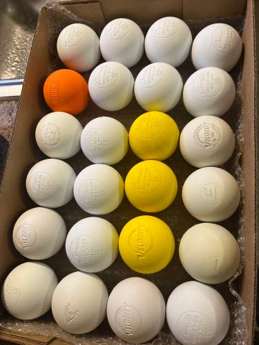 24 new and lightly used lacrosse balls