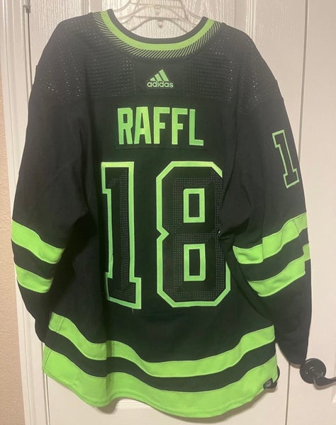 Michael Raffl Dallas Stars 2021/2022 Set 2 Blackout Game Worn Jersey