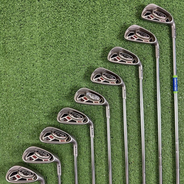 Ping G15 Black Dot Iron Set 4-PW UW SW Steel AWT Regular Flex -1/2 Short