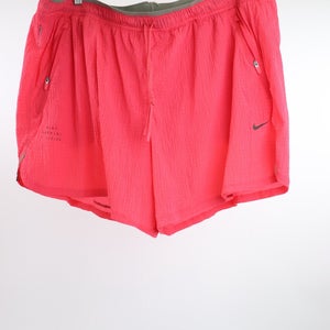 Nike Stride Running Division 5" Brief-Lined Shorts 2XL Men Pink FZ0611-629 ($75)