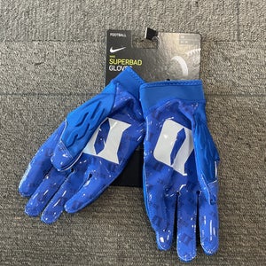 Used Nike DUKE SUPERBAD GLOVES MD FB Gloves Royal Blue MD 11614-S000222497