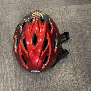 Used Bell RED BIKE HELMET Bike Helmet Red SM 11614-S000222405