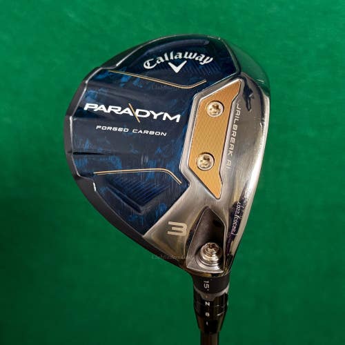 Callaway Paradym 15 Fairway Wood 3 Mitsubishi Chemical Diamana S+ 60 Stiff
