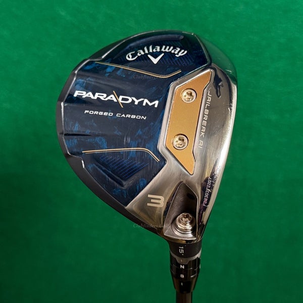 Callaway Paradym 15 Fairway Wood 3 Mitsubishi Chemical Diamana S+ 60 Stiff