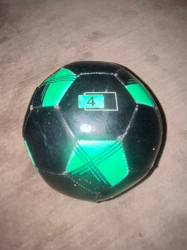 Black & Green Soccer Ball – Standard Size 4