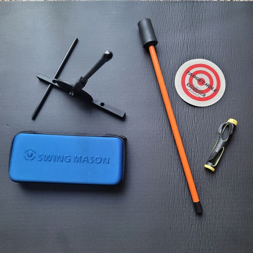 Golf training aids - grip, swing plane, rotation, putting target