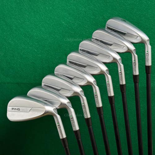 Ping G700 Green Dot 4-UW Iron Set Ping Alta CB AWT Graphite Seniors