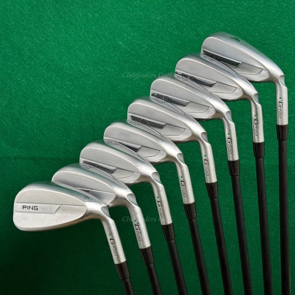 Ping G700 Green Dot 4-UW Iron Set Ping Alta CB AWT Graphite Seniors