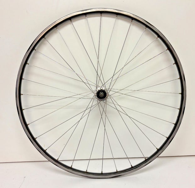 Vintage 32-Spoke Gray Aluminum 700C Rear Wheel Shimano 600 FH-6402 Hub CLEAN