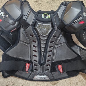 Pittsburgh Penguins CCM RBZ Pro Stock Game Used Worn Shoulder Pads XL
