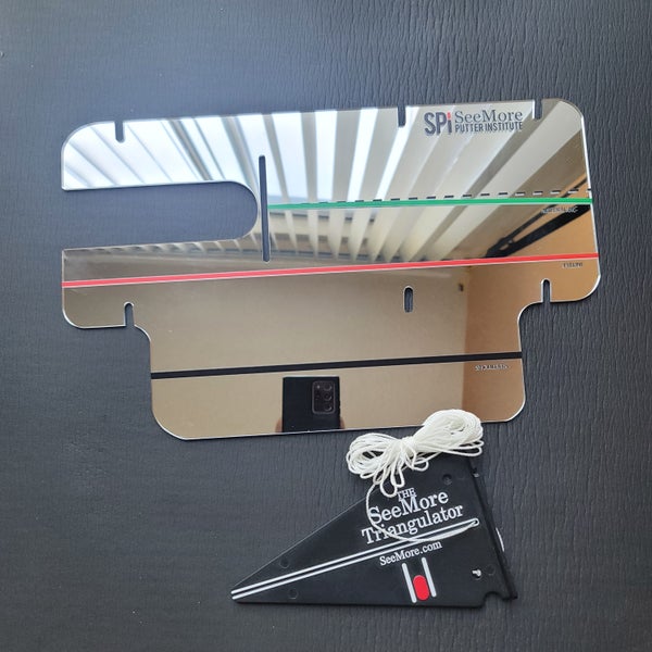 SeeMore putting mirror and triangulator