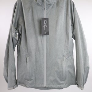 New Walter Hagen Golf Jacket Women's Small Gray P11 Rain Waterproof Windbreaker
