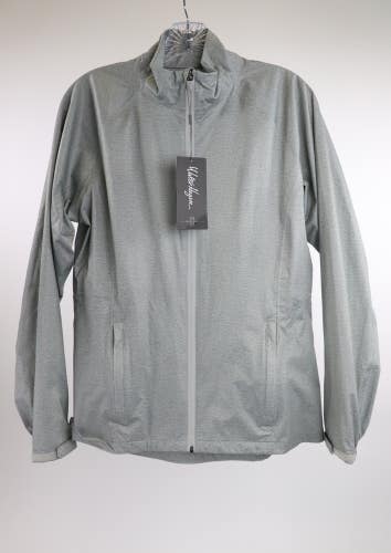 New Walter Hagen Golf Jacket Women's Small Gray P11 Rain Waterproof Windbreaker