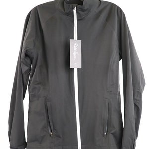 New Walter Hagen Golf Jacket Women's M Black P11 Rain Waterproof Windbreaker