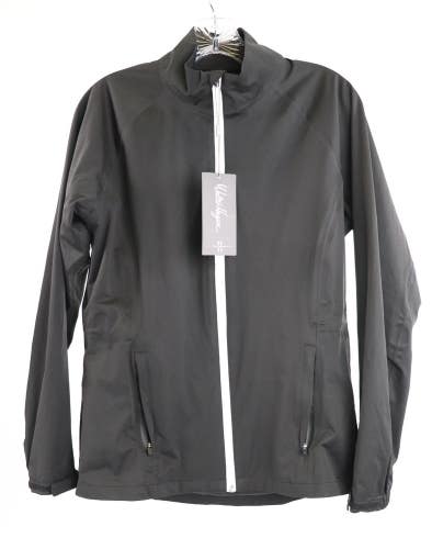 New Walter Hagen Golf Jacket Women's S Black P11 Rain Waterproof Windbreaker