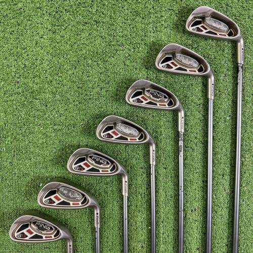 Ping G15 Black Dot Iron Set 5-PW UW Accra 80i Stiff Flex Graphite RH