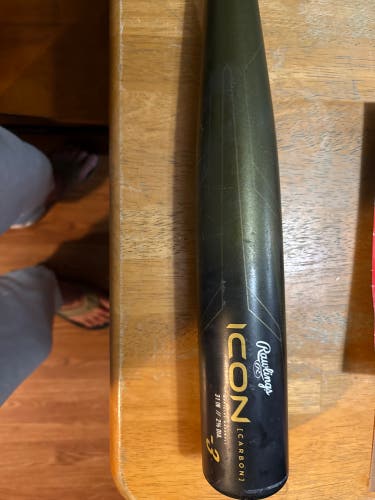 2024 Rawlings Icon Composite BBCOR Certified Bat (-3) 28 oz 31" (Used)