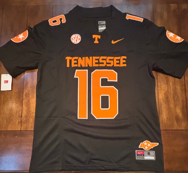 University of Tennessee Peyton Manning Blackout-Mode #16 Adult Small Jersey NWT
