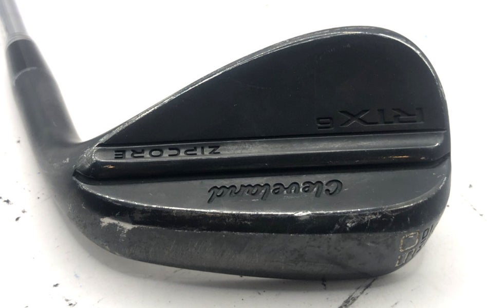 CLEVELAND RTX6 ZipCore Black 50* Gap Wedge TT Dynamic Gold Spinner Steel *Good*