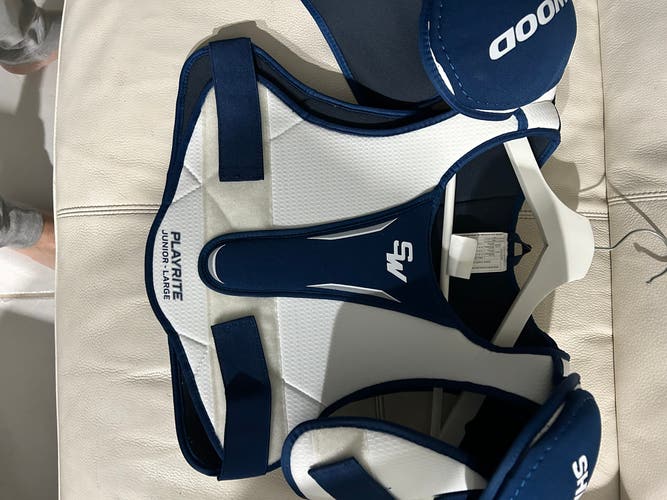 Large Junior Sher-Wood Shoulder Pads (New)